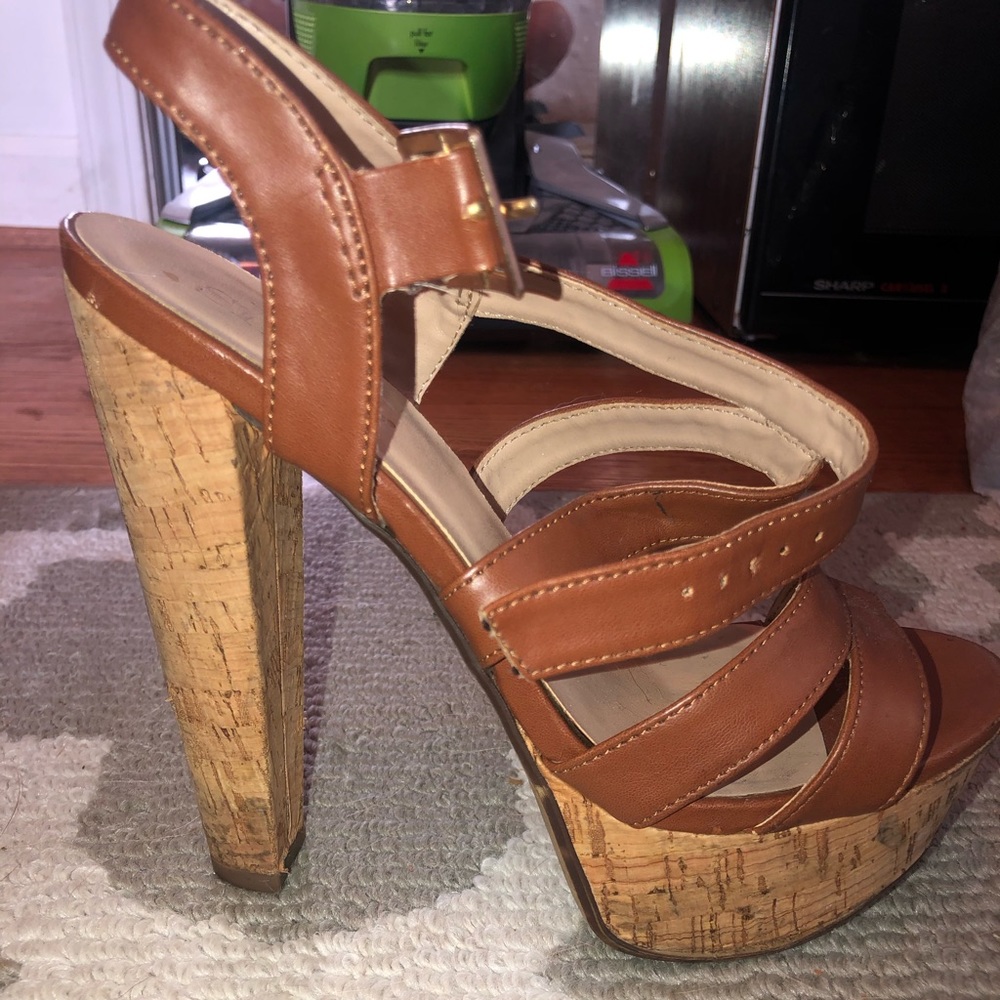 High strappy heels